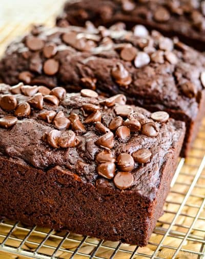 Double Chocolate Banana Bread - Creations by Kara