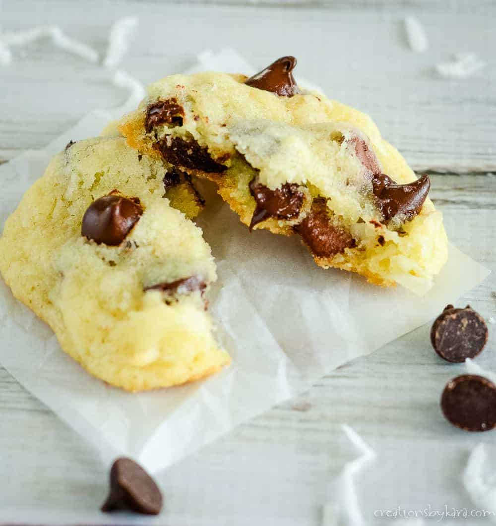 Coconut Chocolate Chip Cookies Recipe