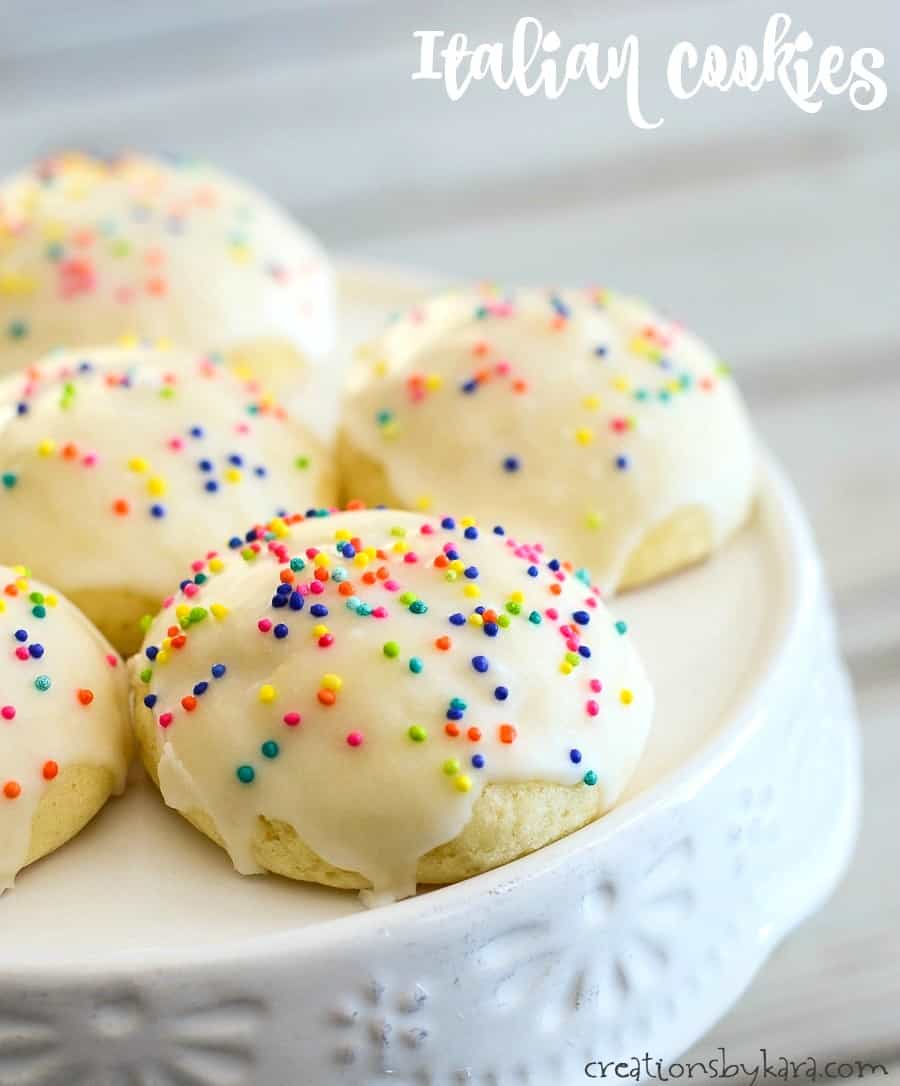 Italian Christmas Cookies Recipe - Creations by Kara