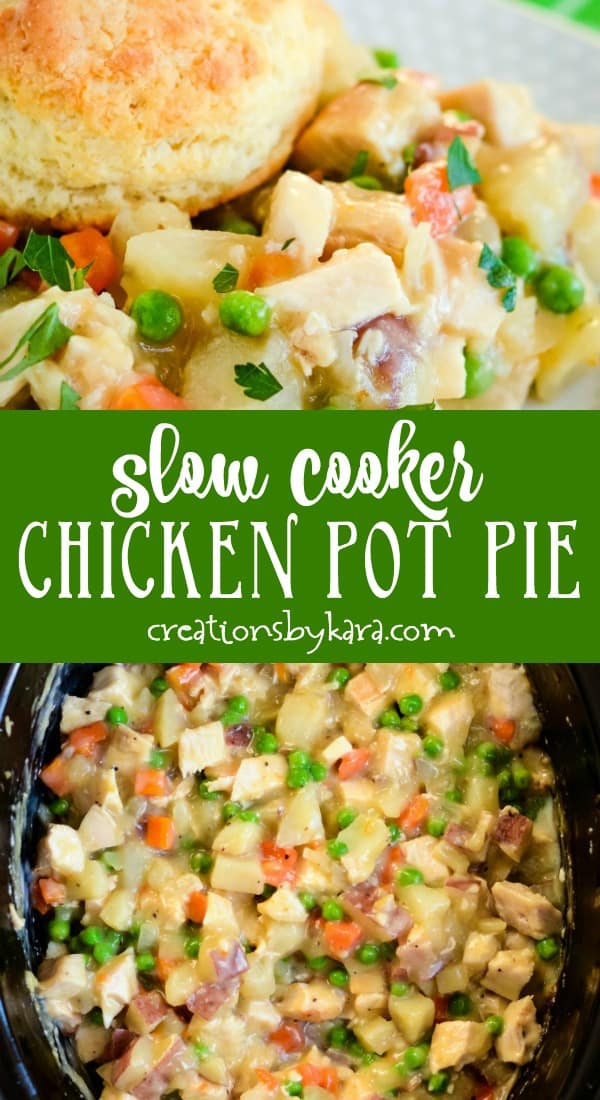 Crock Pot Chicken Pot Pie Recipe - Creations by Kara
