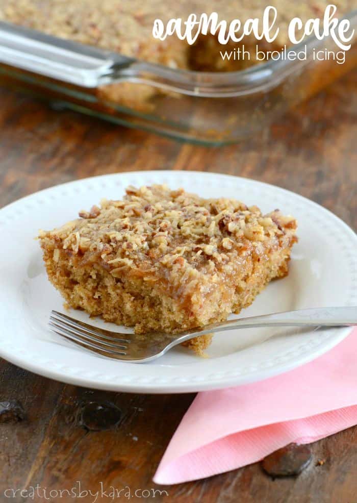 Apple Oatmeal Breakfast Cake - Diary of A Recipe Collector
