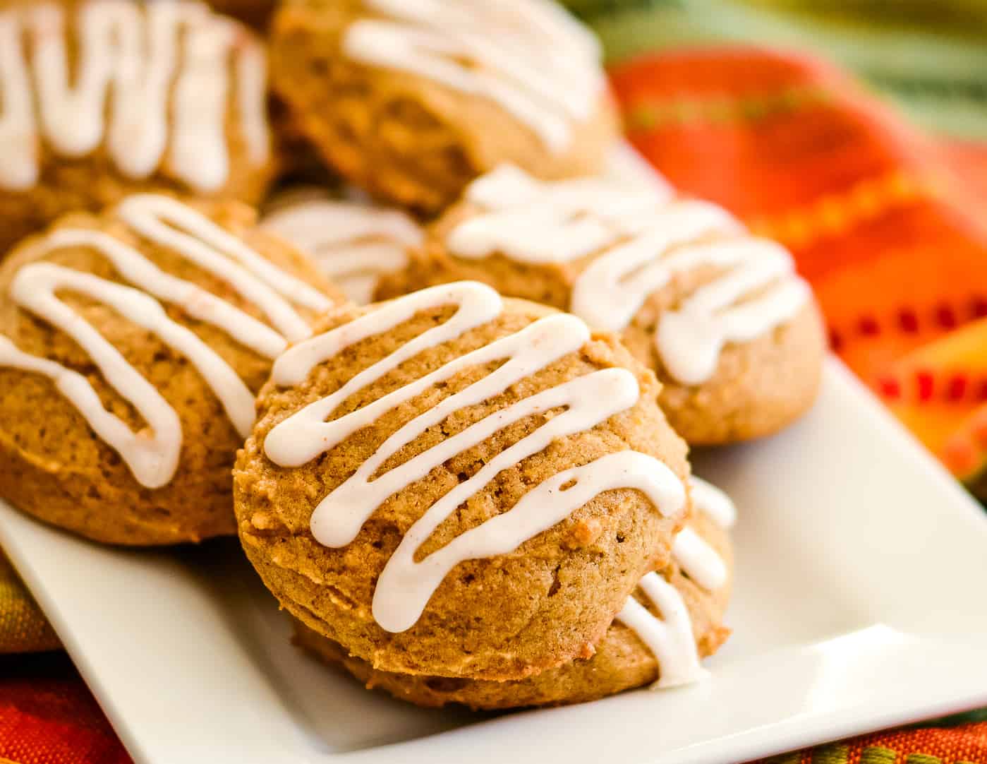 Day 2: Soft Glazed Pumpkin Cookies - Lovin' From the Oven