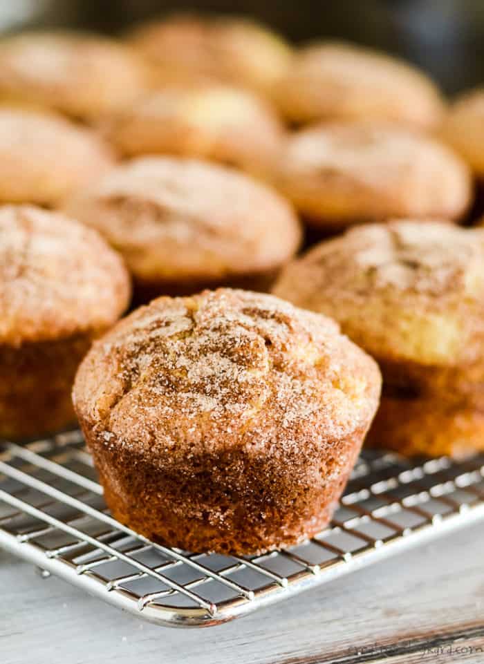 Cinnamon Muffins Recipe (with sour cream) - Creations by Kara