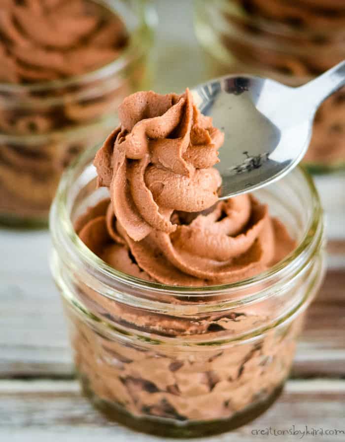 Keto Chocolate Peanut Butter Mousse - Creations by Kara