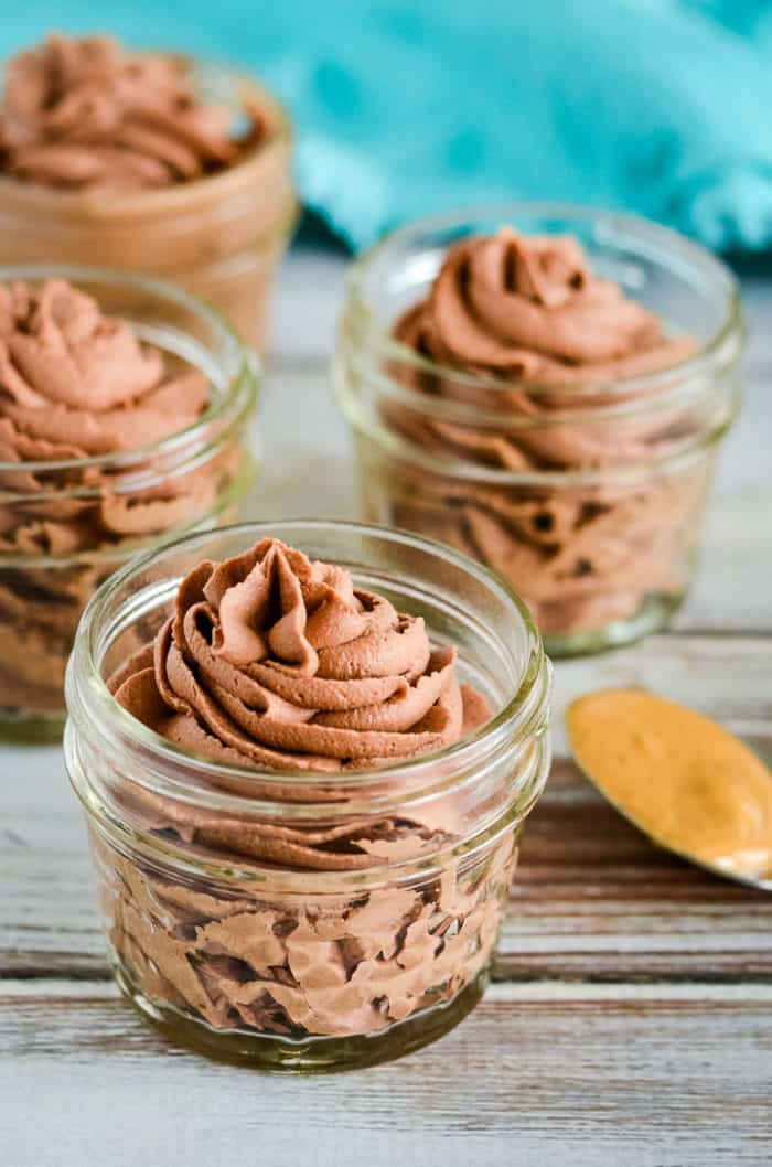 Keto Chocolate Peanut Butter Mousse - Creations by Kara