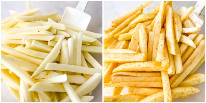 Crispy Oven Baked Fries Recipe - Creations by Kara