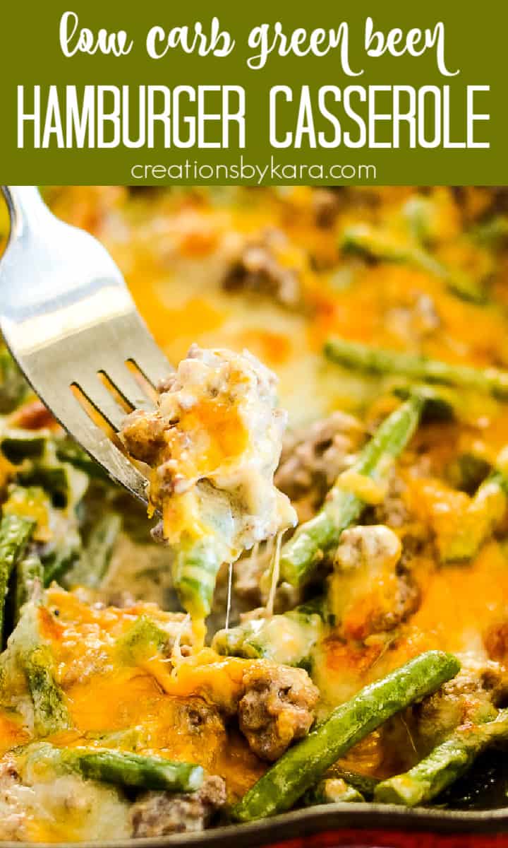 keto green bean hamburger casserole recipe