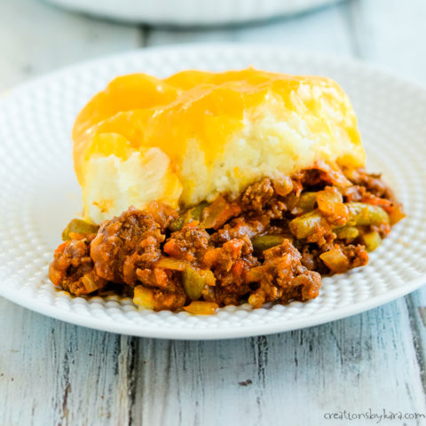 Ground Beef Shepherd's Pie Recipe - Creations by Kara