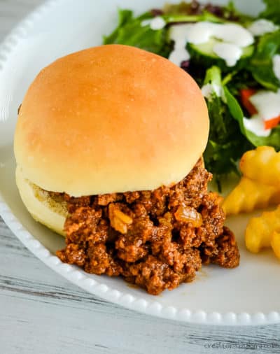 Chicken Gumbo Sloppy Joes Recipe - Creations by Kara