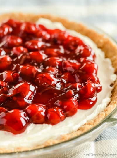 Creamiest No Bake Cherry Cheesecake - Creations by Kara