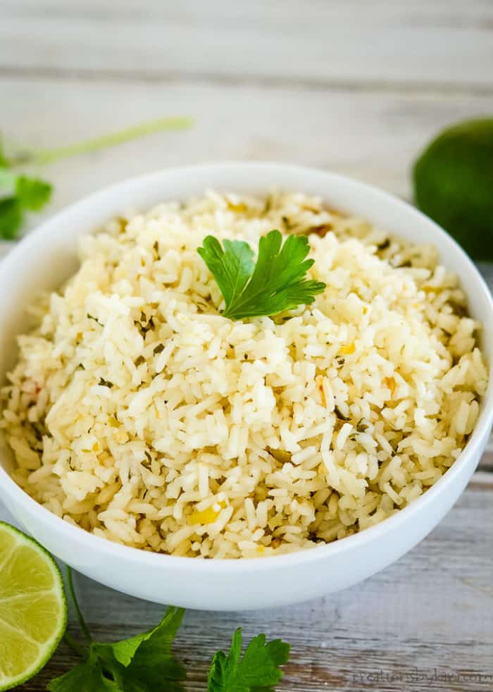 Best Cilantro Lime Rice Recipe - Creations by Kara