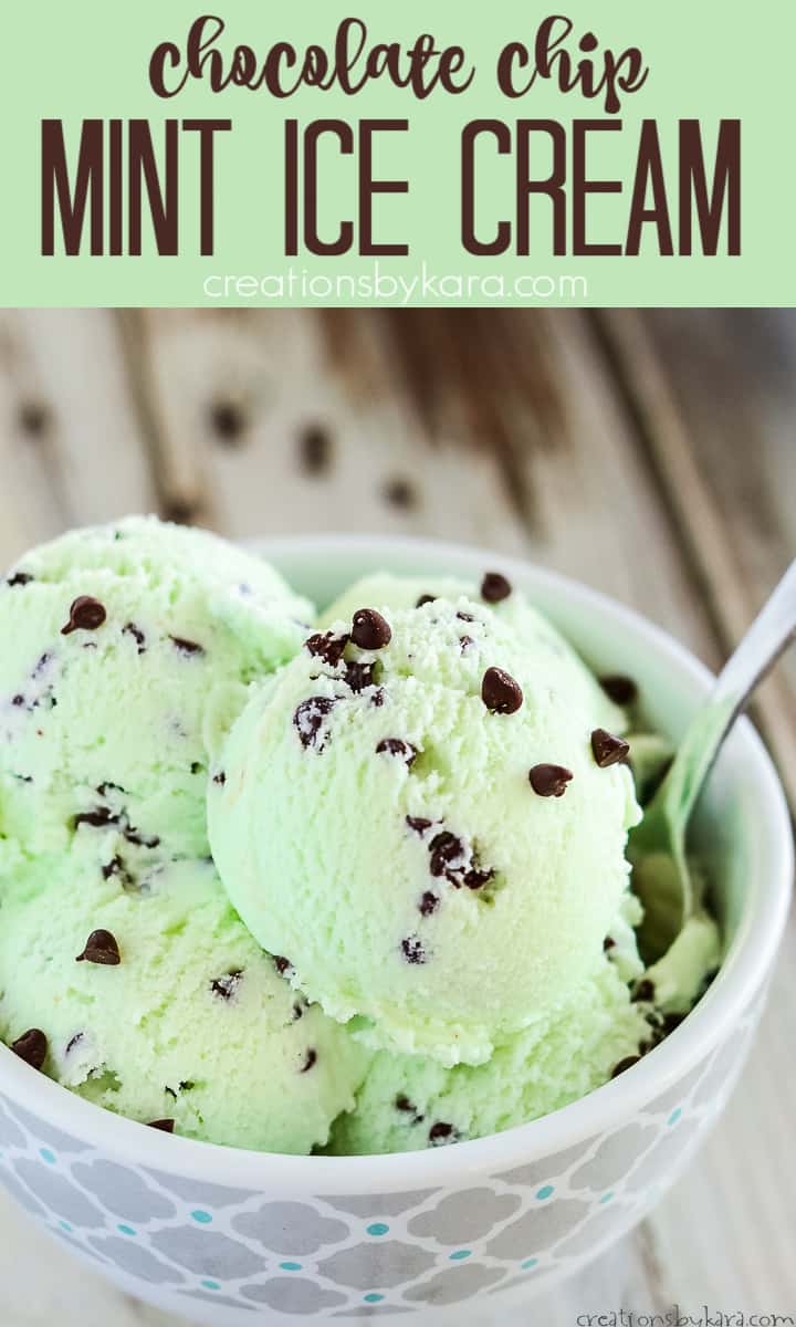 Chocolate Chip Mint Ice Cream Recipe