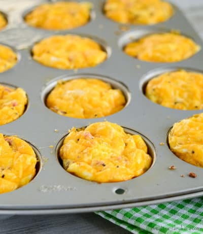 Ham & Cheese Egg Muffin Cups Recipe - Creations by Kara