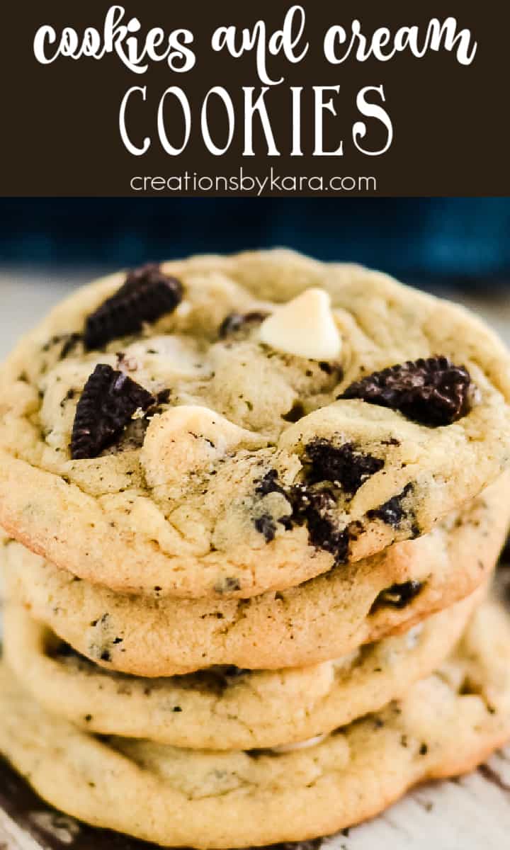 Cookies and Cream Cookies - Creations by Kara