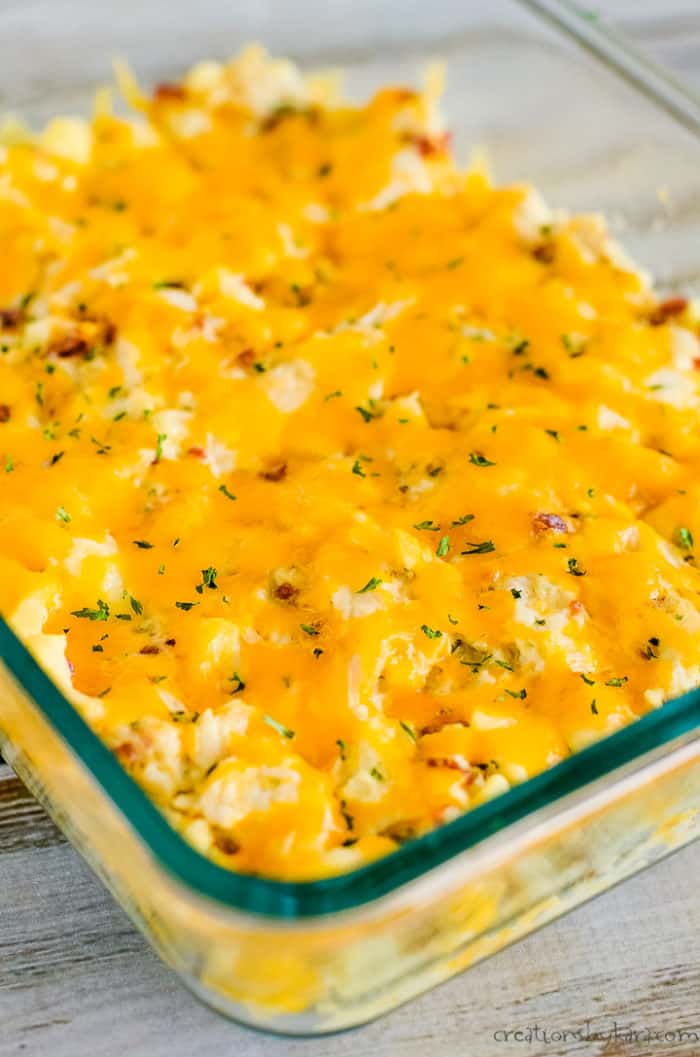 Keto Chicken Bacon Ranch Casserole - Creations by Kara