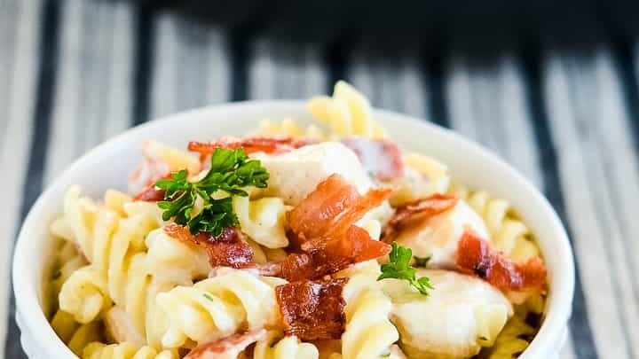 Creamy Chicken Pasta with Bacon