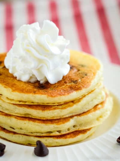 Chocolate Chip Pancakes Recipe - Creations by Kara