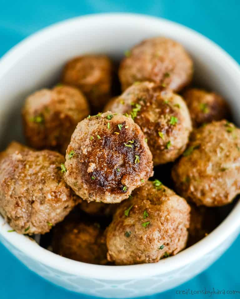 Keto Meatballs Creations by Kara