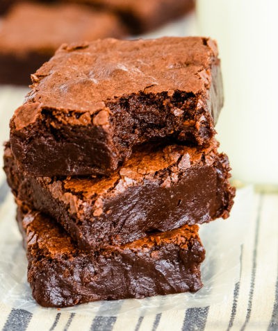 Fudgy Cocoa Powder Brownies Recipe - Creations by Kara