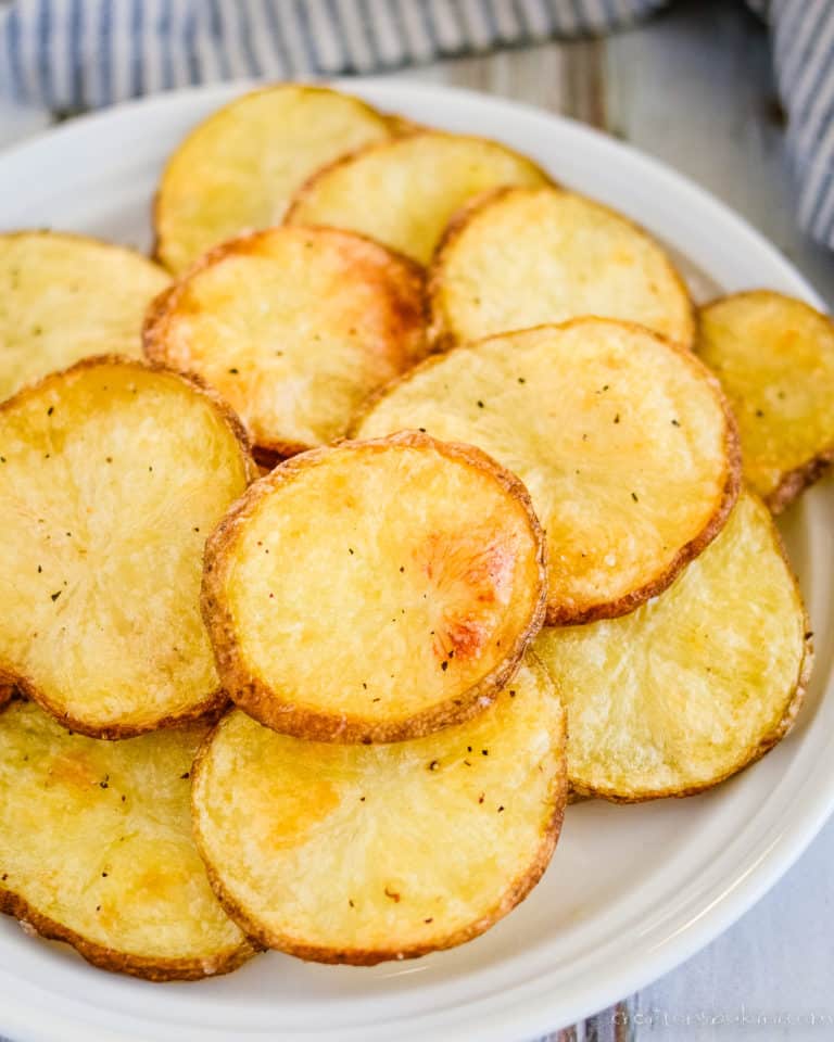 Crispy Oven Roasted Sliced Potatoes Recipe - Creations by Kara