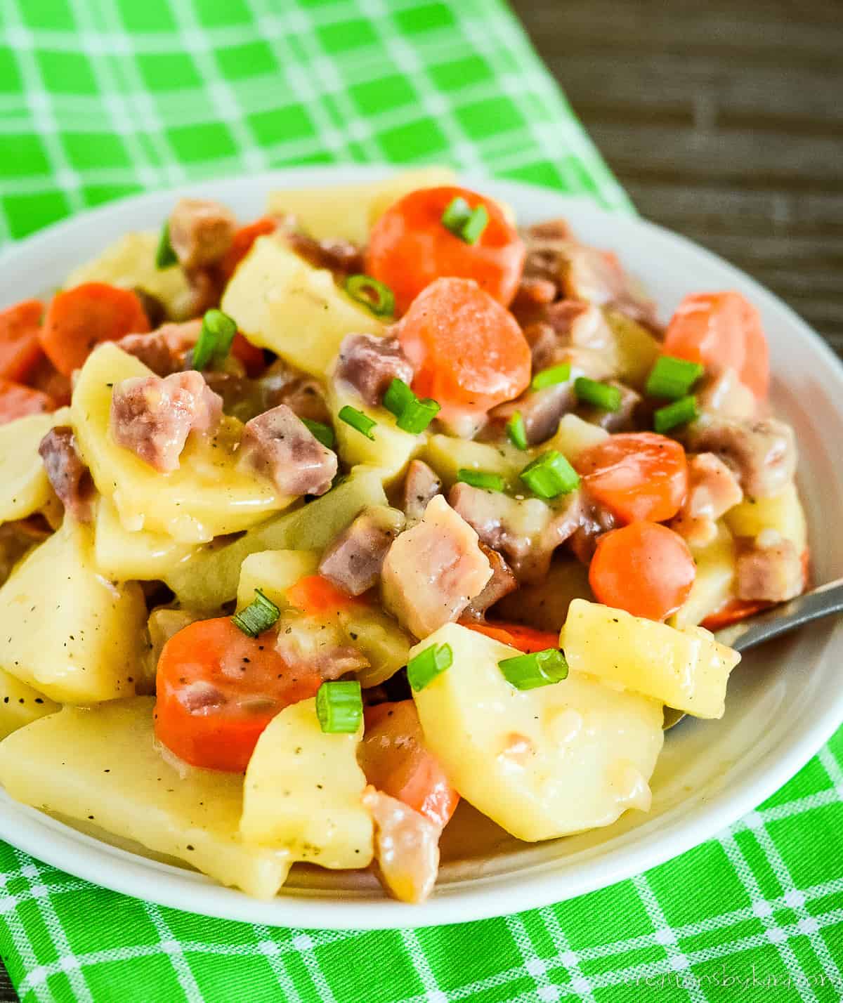 Leftover Ham -n- Potato Casserole Recipe