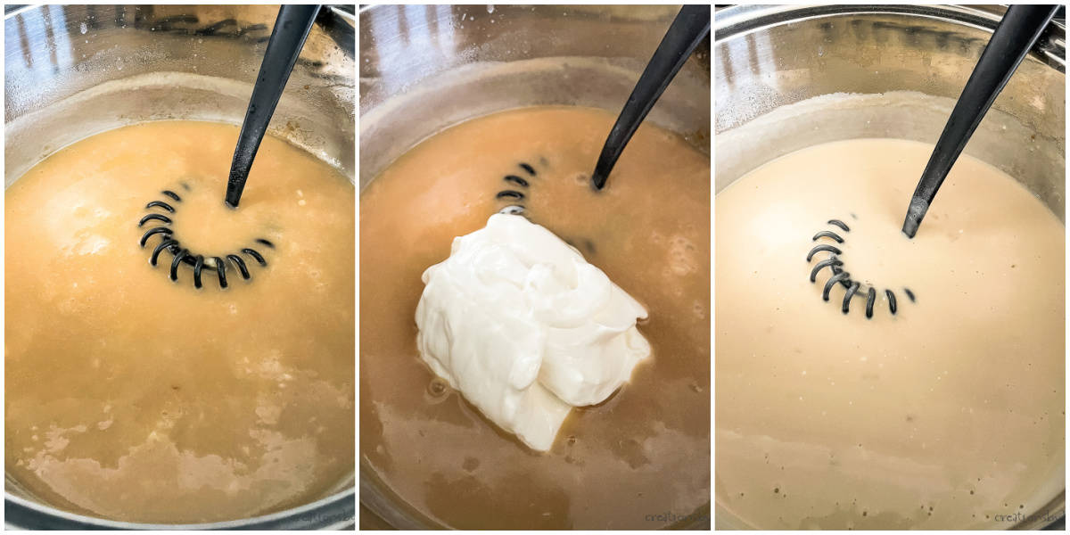 Sour Cream Sauce for Swedish Meatballs - Creations by Kara