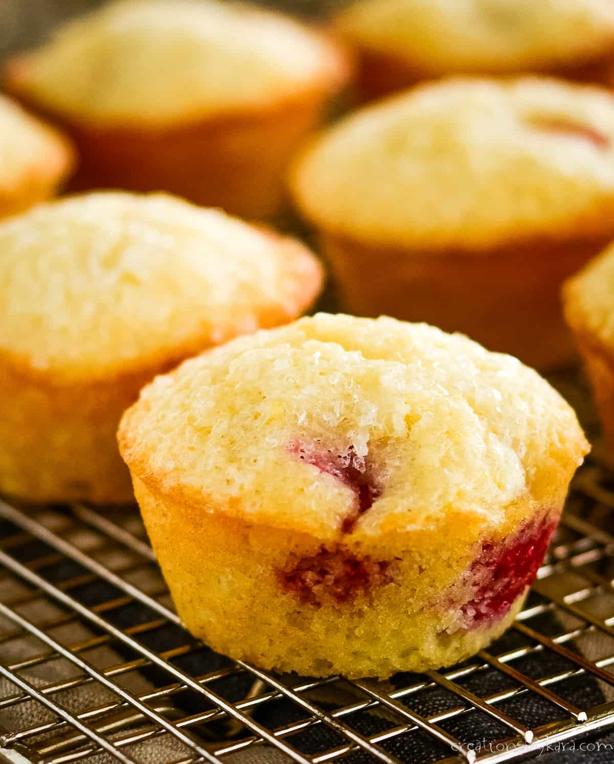 Delicious Lemon Raspberry Muffins Recipe - Creations by Kara