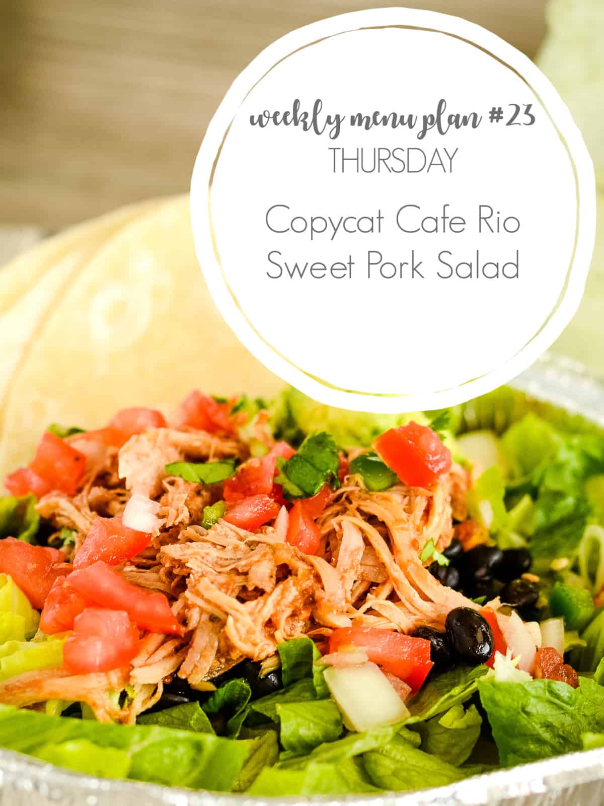 cafe rio sweet pork salad