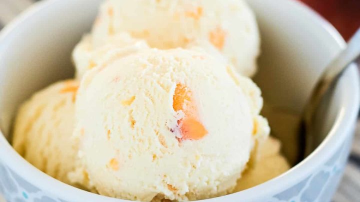Peach Ice Cream – A Couple Cooks
