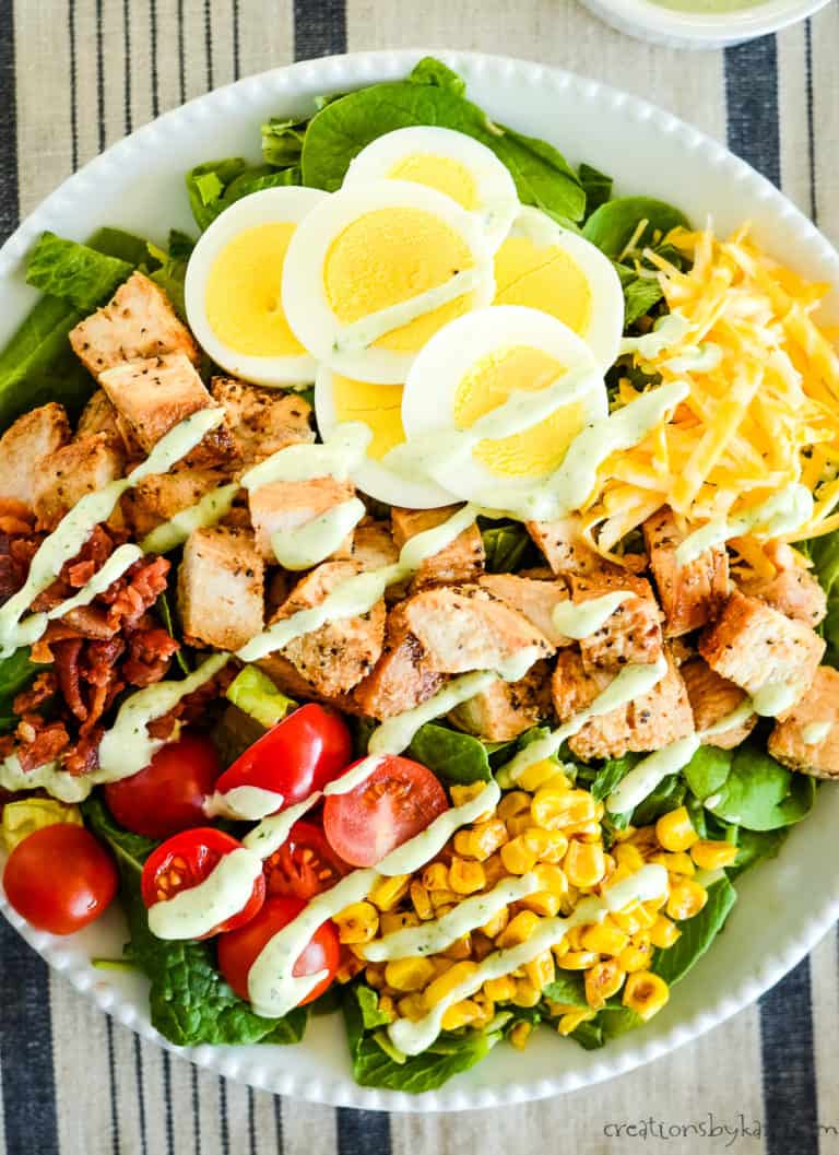 Chicken Cobb Salad Chick Fil A Copycat - Creations by Kara