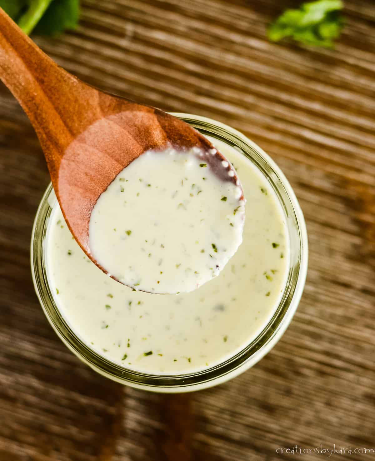 Creamy Cafe Rio Dressing Recipe - Creations by Kara