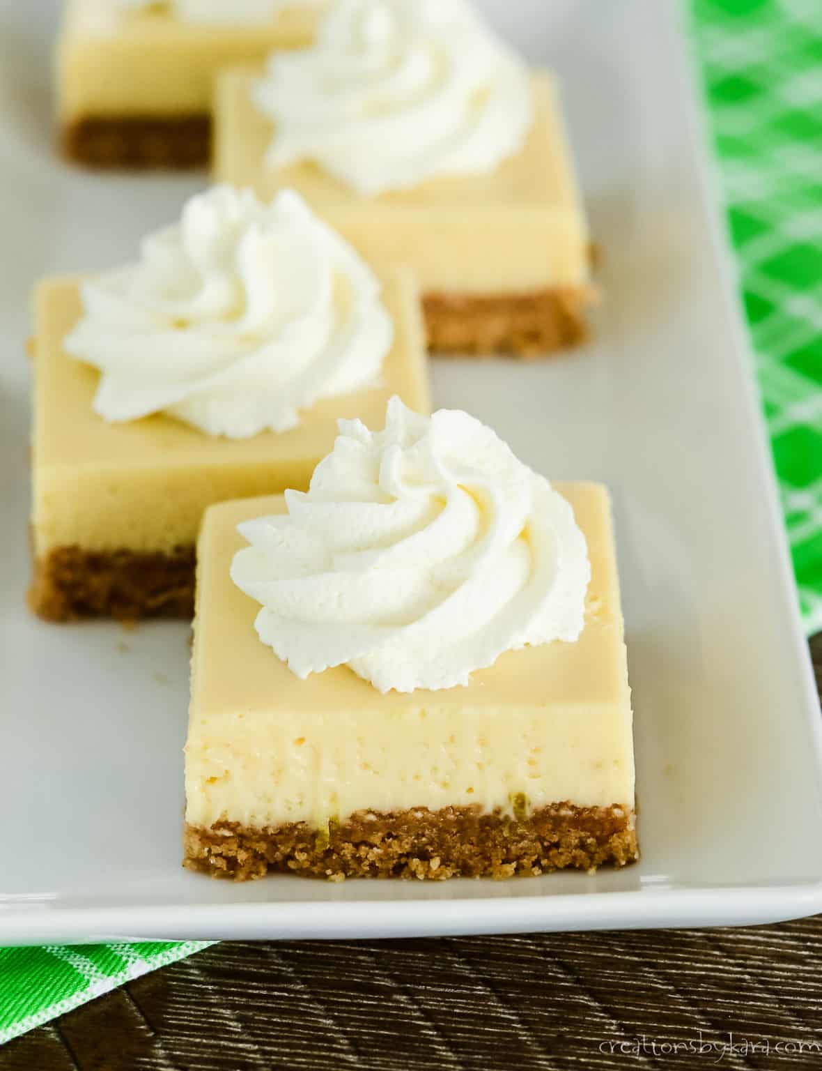 Irresistible Key Lime Pie Bars - Creations By Kara