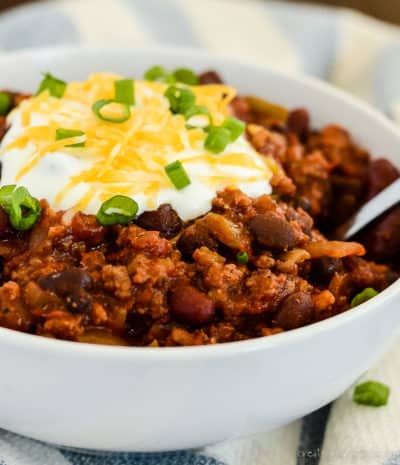 Chili Recipe with Fresh Tomatoes - Creations by Kara