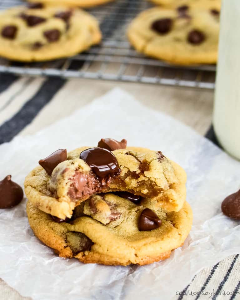 1 Egg Cookie Recipe with Chocolate Chips - Creations by Kara