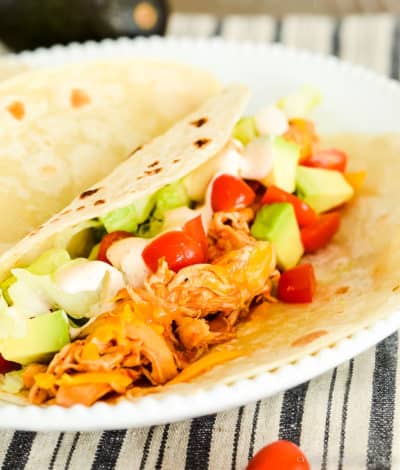 Easy Instant Pot Chicken Taco Recipe - Creations by Kara