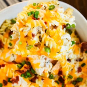 baked cheesy chicken crack casserole