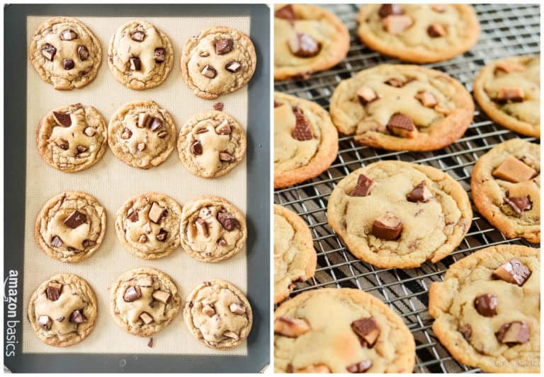 Buttery, Chewy Heath Bar Cookie Recipe - Creations by Kara