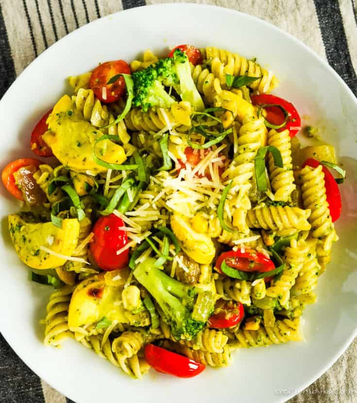 Vegetable Pesto Pasta Recipe