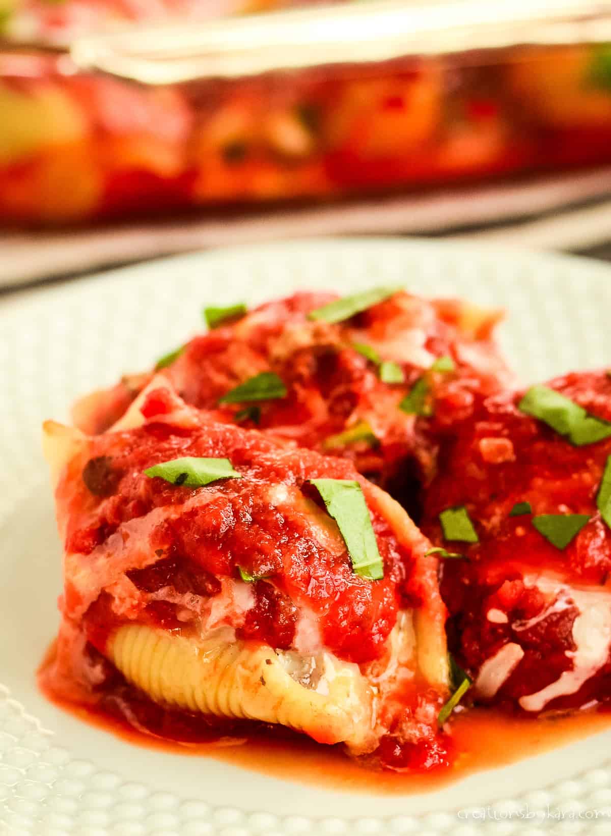 beef stuffed shells recipe