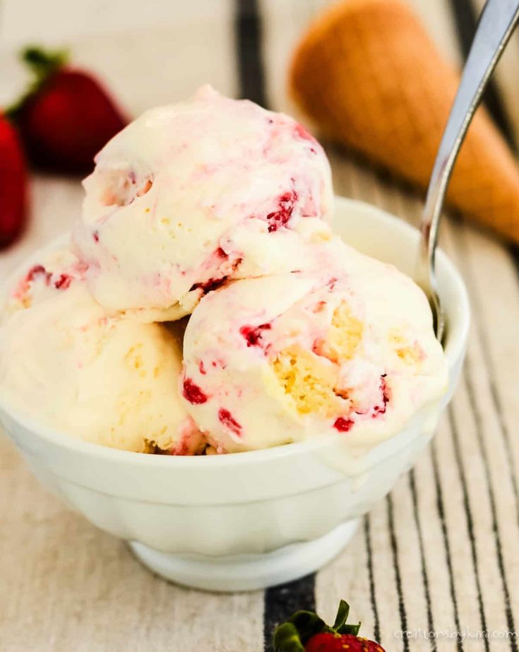 Strawberry Shortcake Ice Cream Recipe