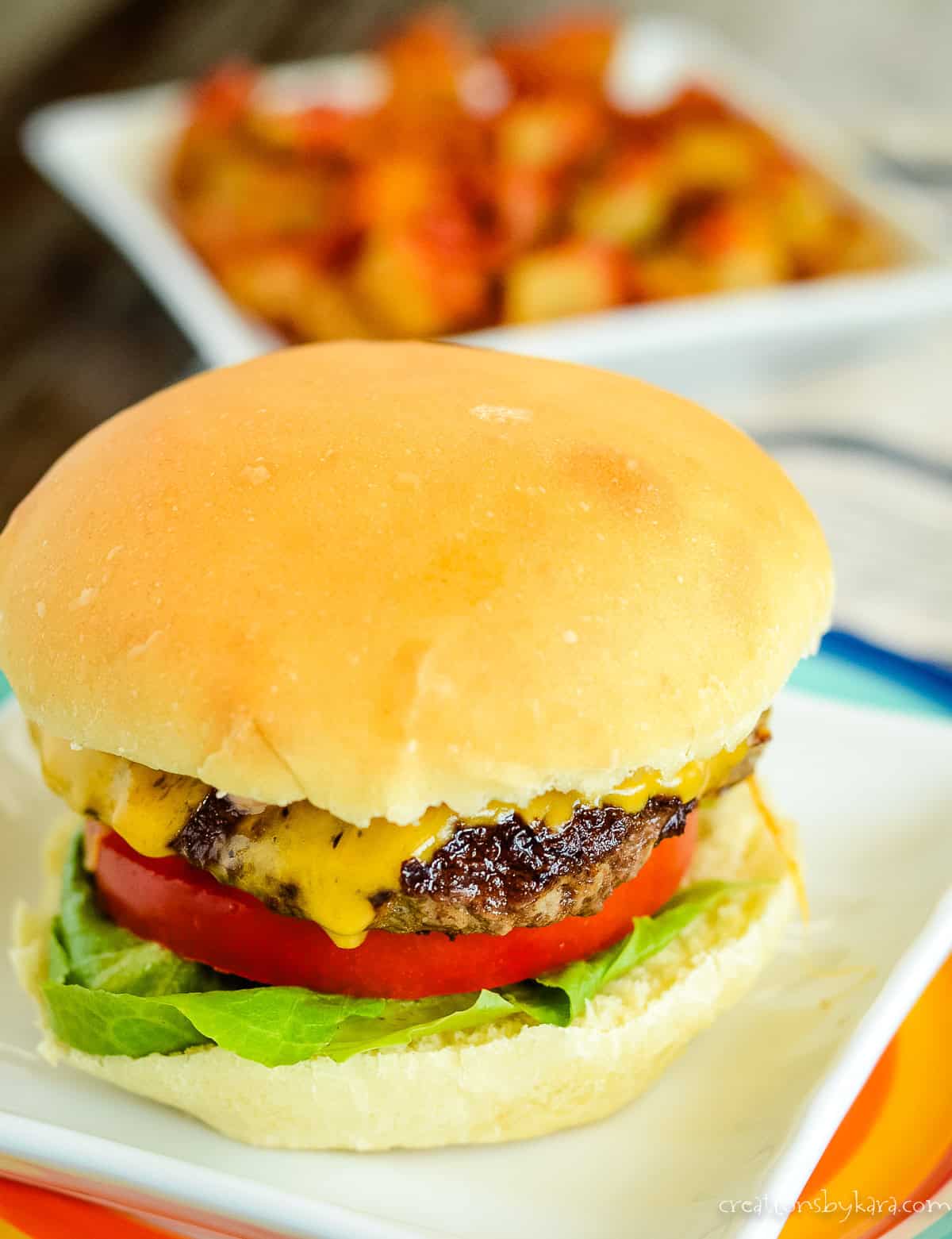 lipton onion burger on a plate