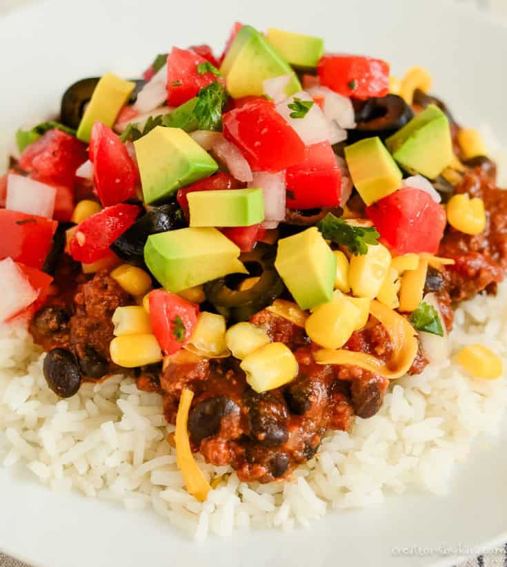 plate of mexican haystacks