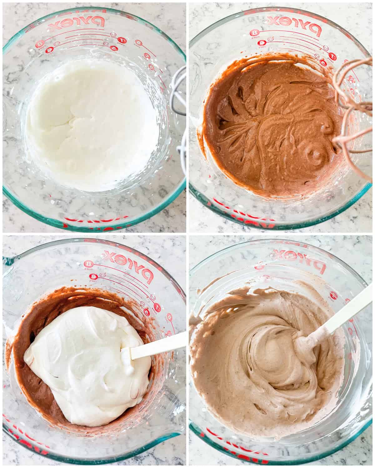 process shots - making oreo dirt pie recipe