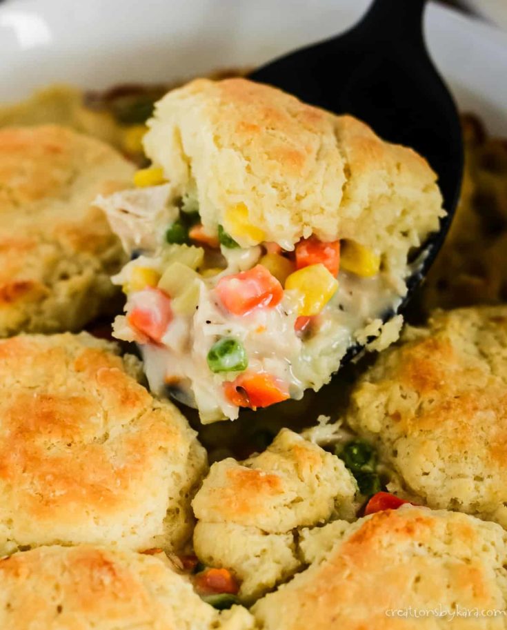 Chicken Biscuit Casserole