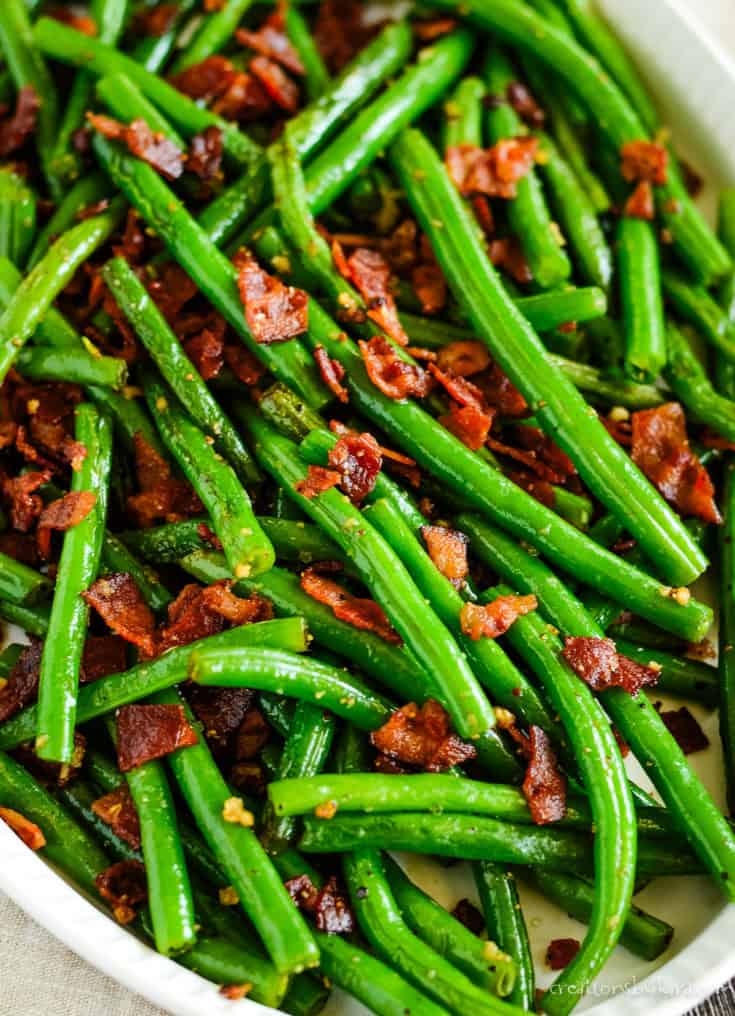 Sautéed Green Beans with Bacon