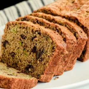 1 loaf zucchini bread recipe, sliced