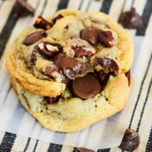 chocolate chip cookie with ghirardelli milk chocolate chips