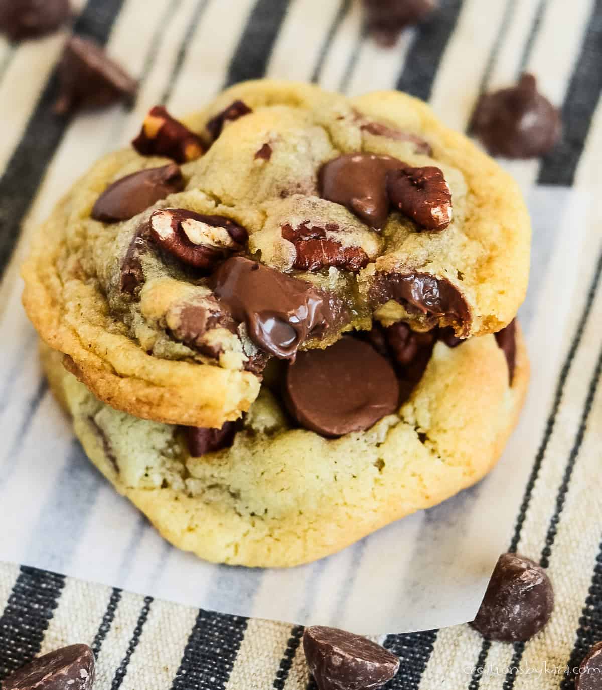 chocolate chip cookie with ghirardelli milk chocolate chips