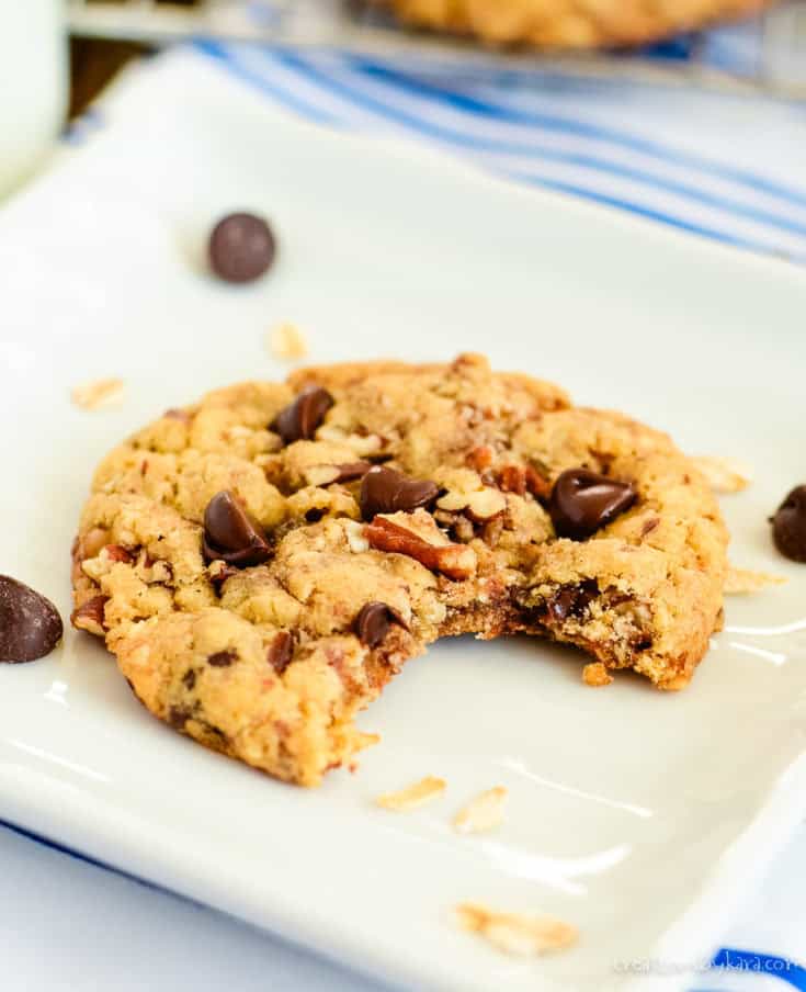 million dollar cookie with a bite taken out of it