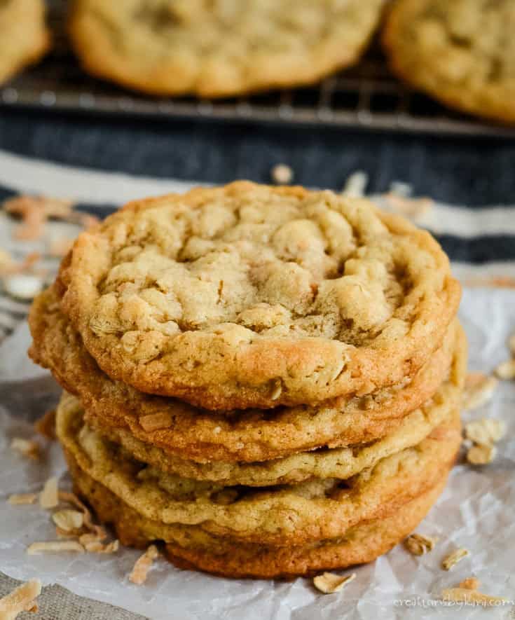 coconut oatmeal cookie recipe photo